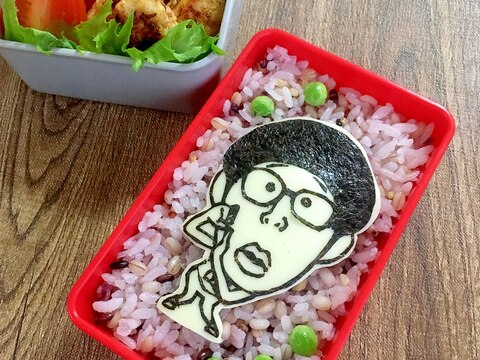 海苔アート☆キャラ弁 ひょっこりはんのお弁当♪